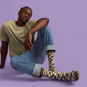 Socks that Support Women's Equality | Groovy Grid by Conscious Step