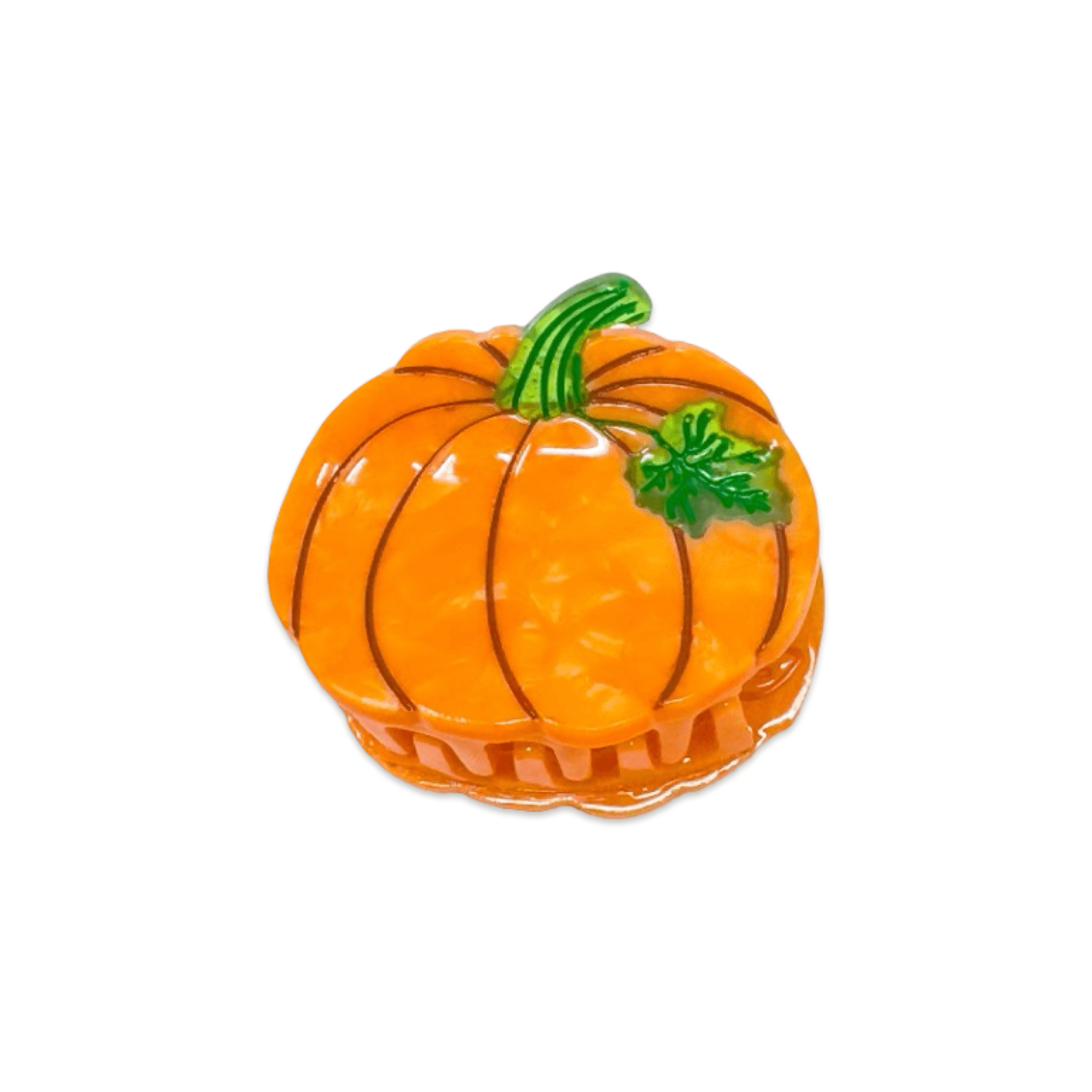 Mini Pumpkin Hair Claw Clip by Jenny Lemons