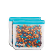 Reusable Flat Sandwich Bags - 2 Pack by Rezip Co.