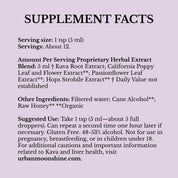 Hit the Hay Herbal Tincture - Promotes Rest & Relaxation by Urban Moonshine