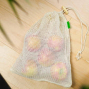Organic Cotton Mesh Produce Bags - 2 pack -by Bamboo Switch