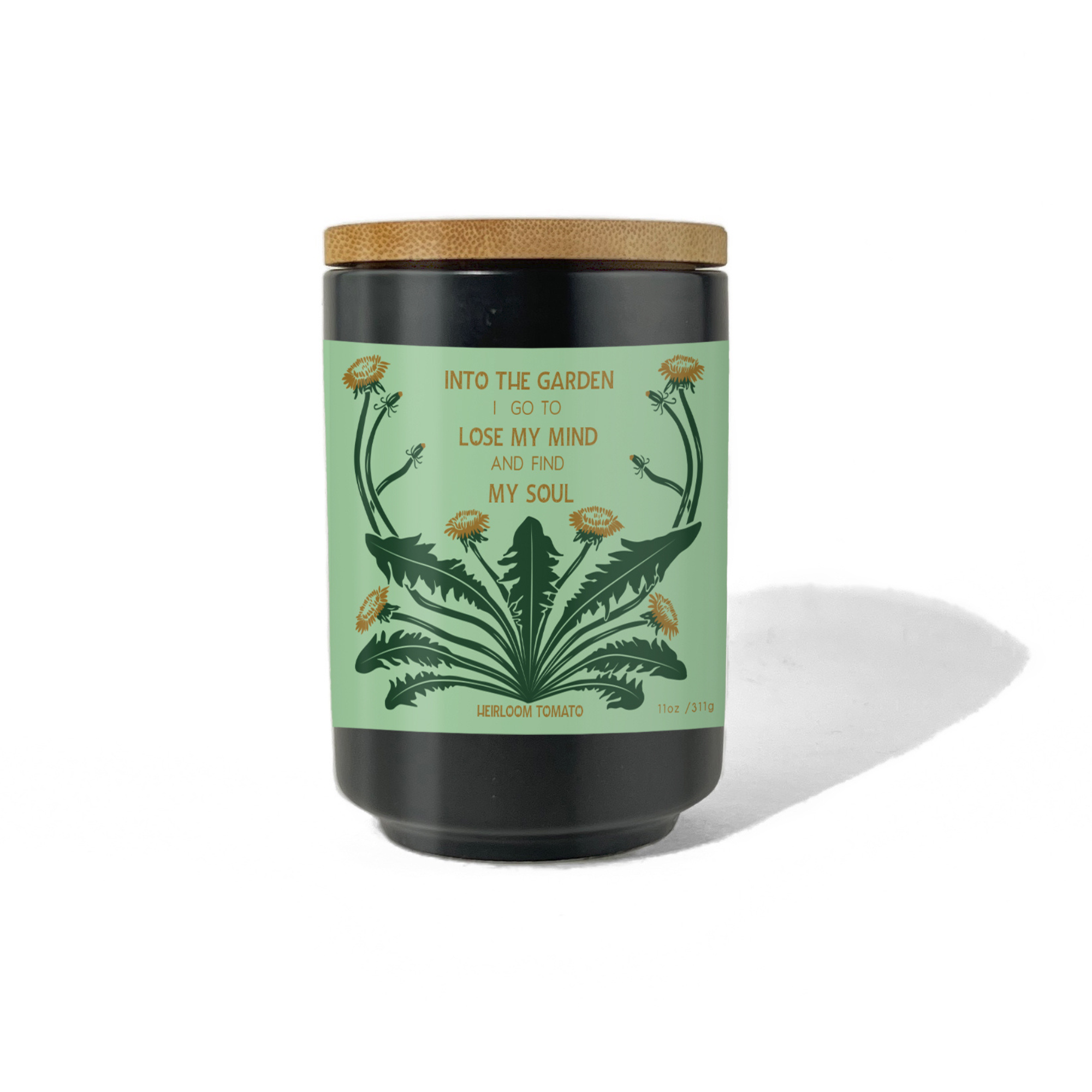 Into the Garden to Find My Soul Candle in Heirloom Tomato by Sow the Magic