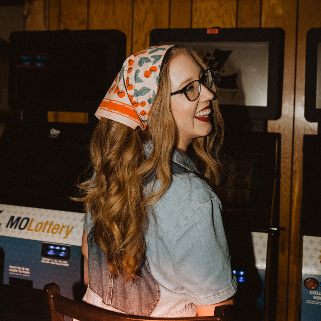No. 077 Cherry Bandana by Handker Bandanas
