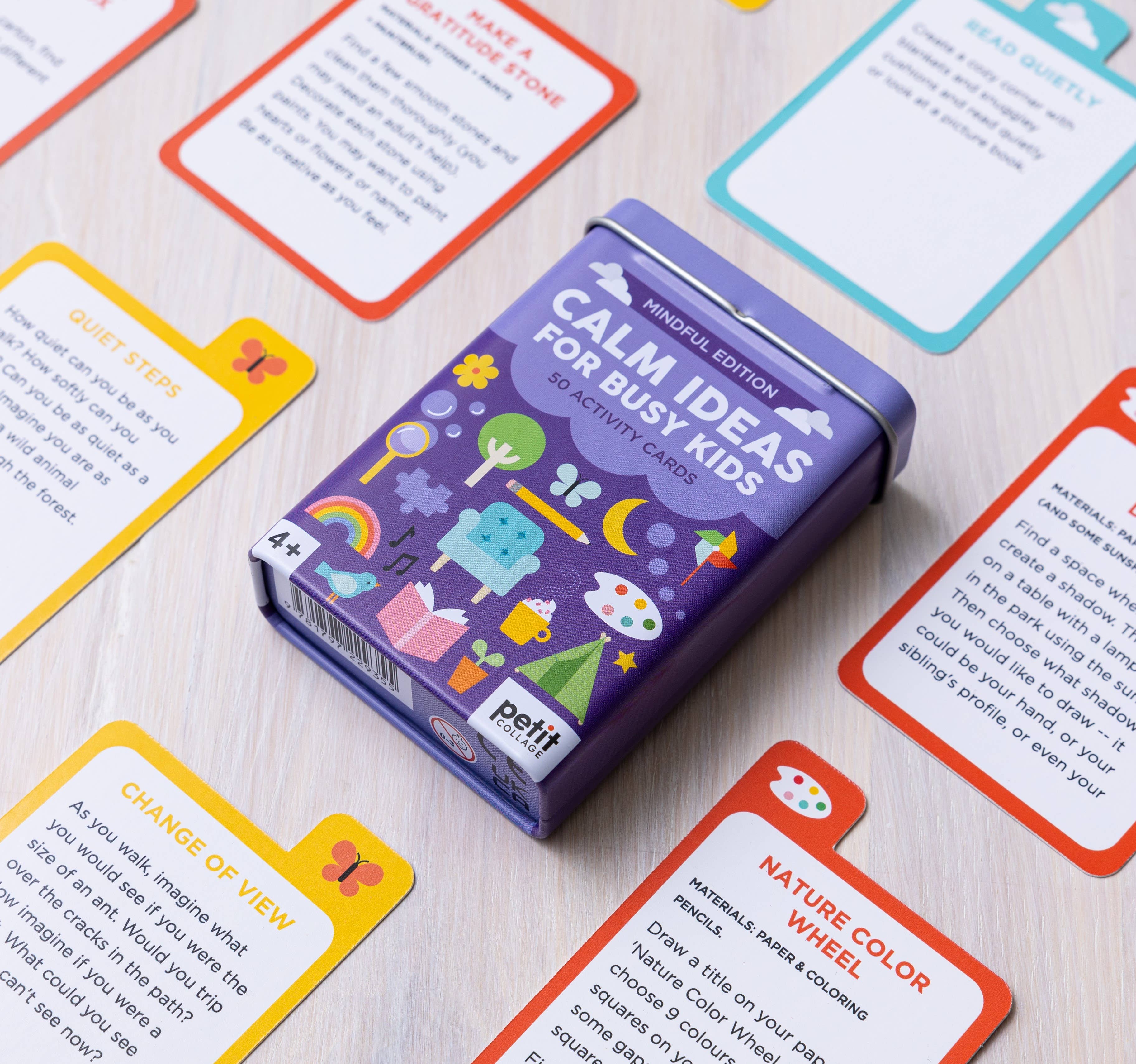 Calm Ideas for Busy Kids: Mindful Edition - 50 Activity Cards