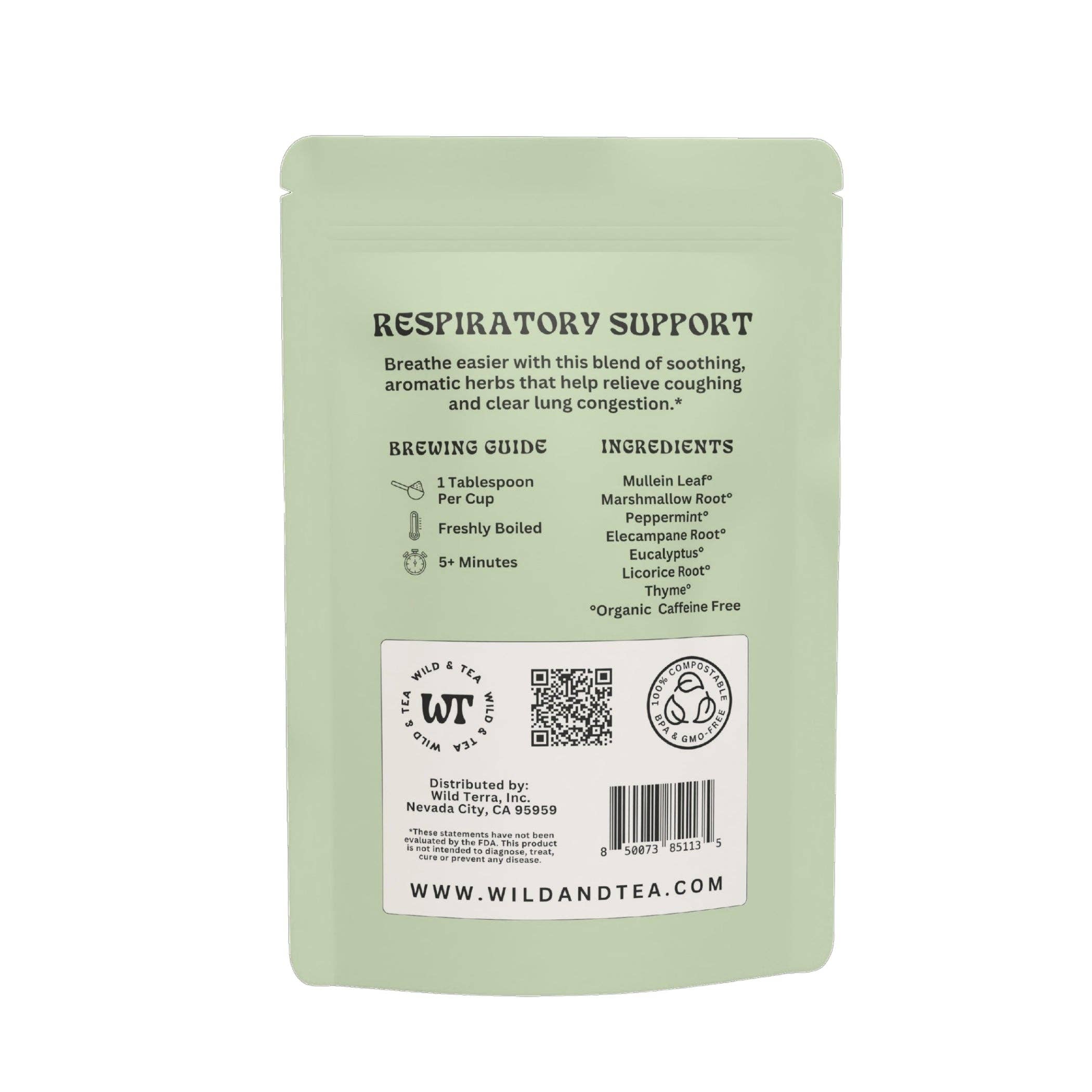 Respiratory Support Herbal Tea by Wild & Tea