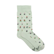 Conscious Step - Socks that Plant Trees | Green Tulips - Gifts for Gardeners