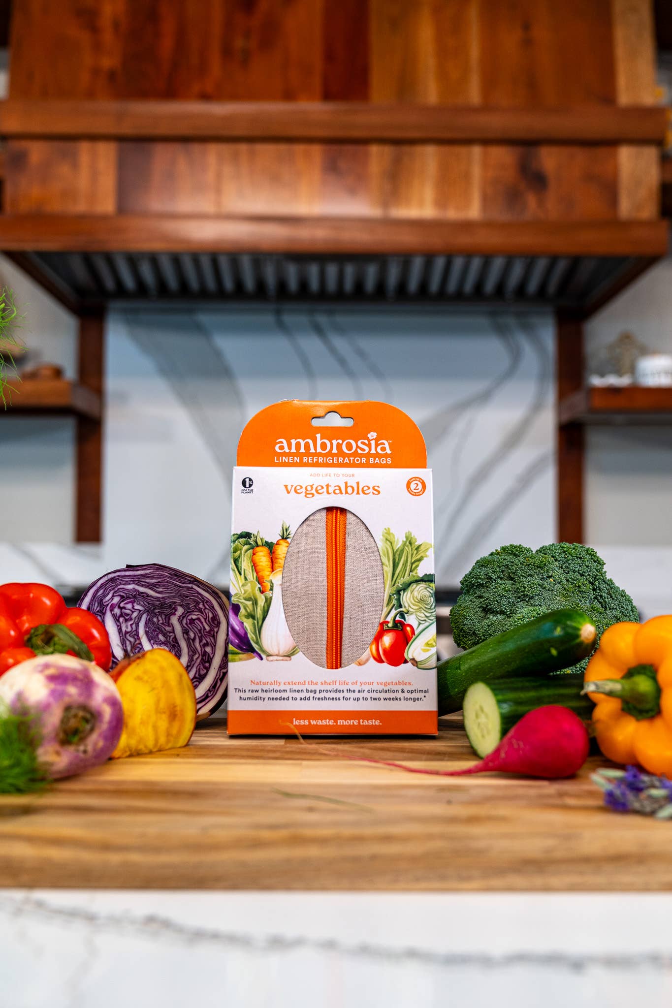Reusable Veggies Linen Bag by Ambrosia Bag