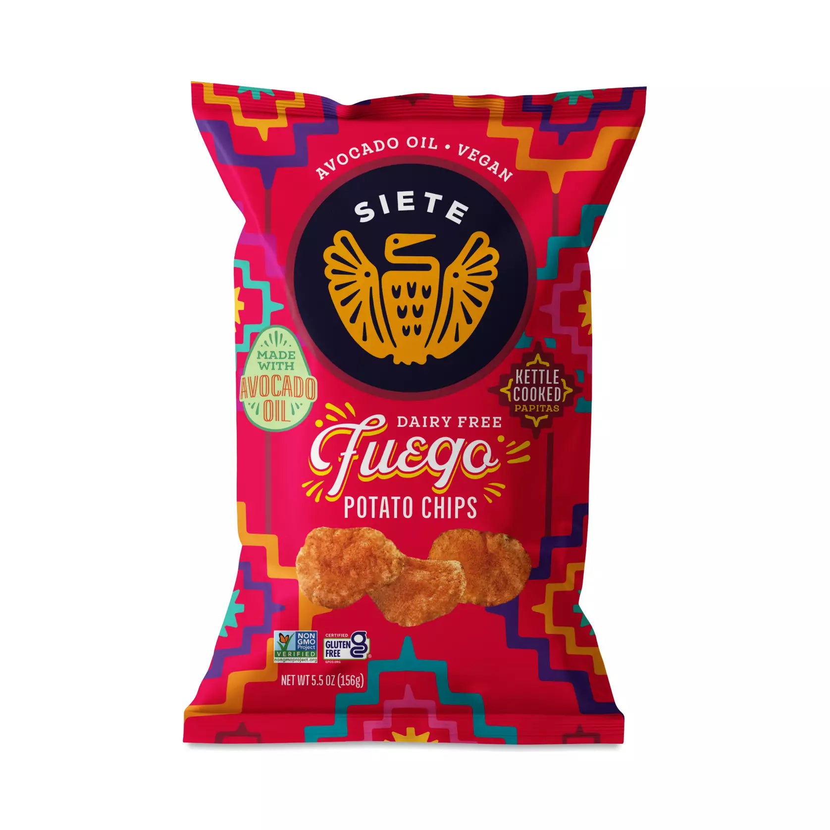 Kettle Cooked Potato Chips 5.5 oz by Siete Foods