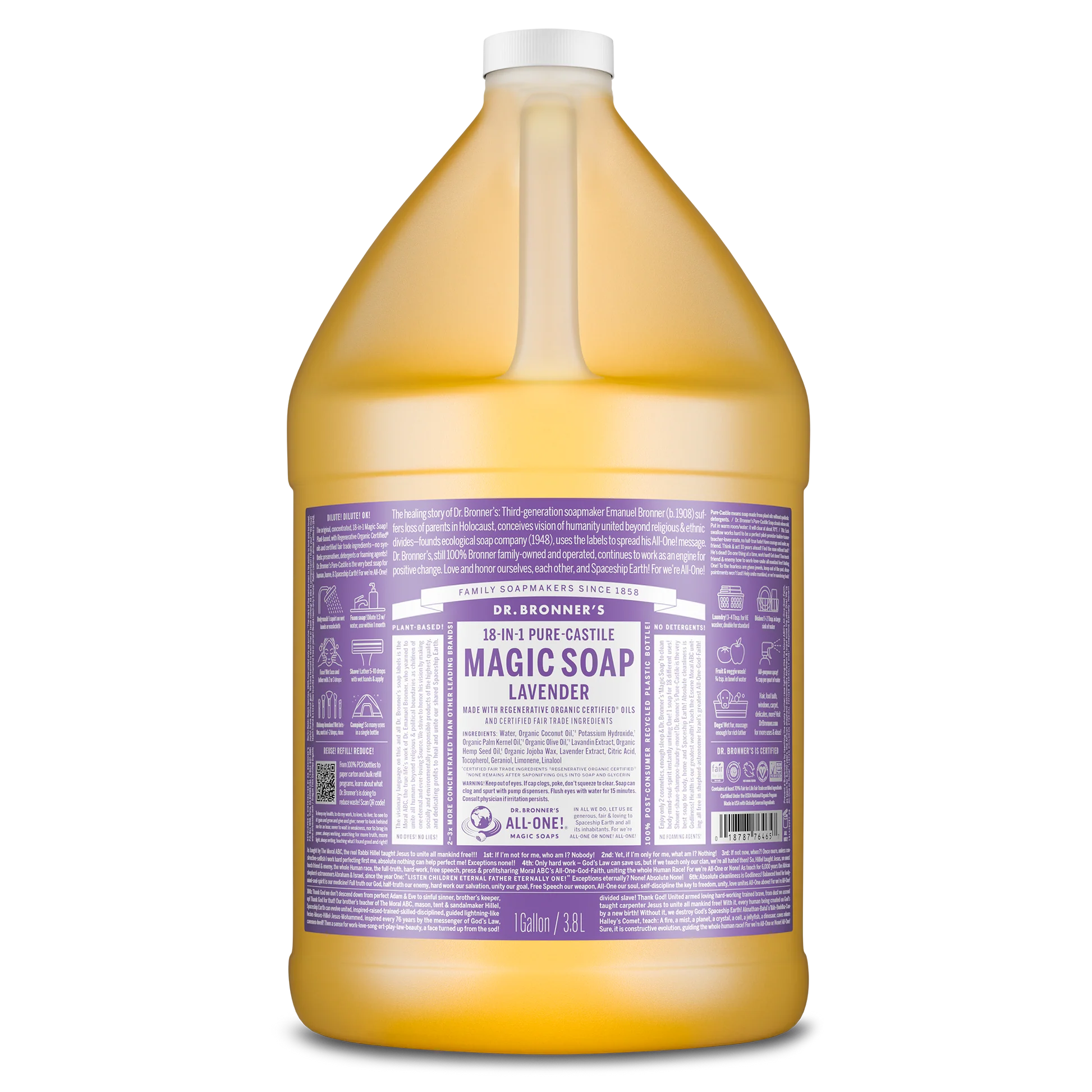 BULK Refill: Dr. Bronner Castile Soap - Scent of the Month: Lavender