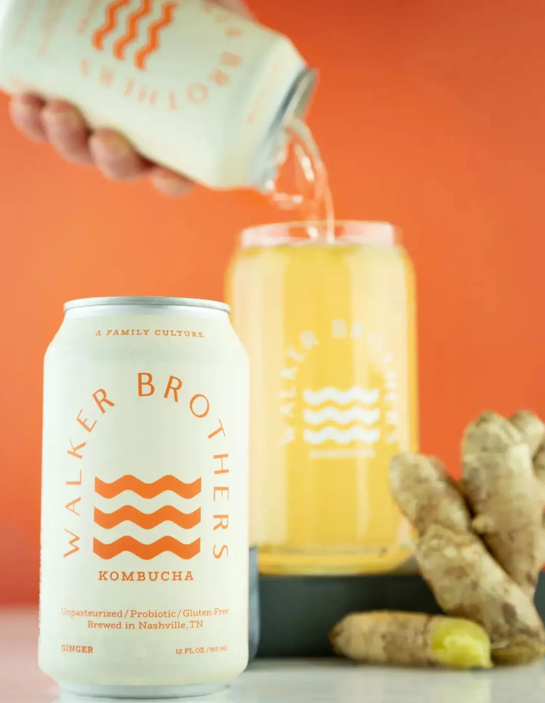Ginger Kombucha by Walker Brothers