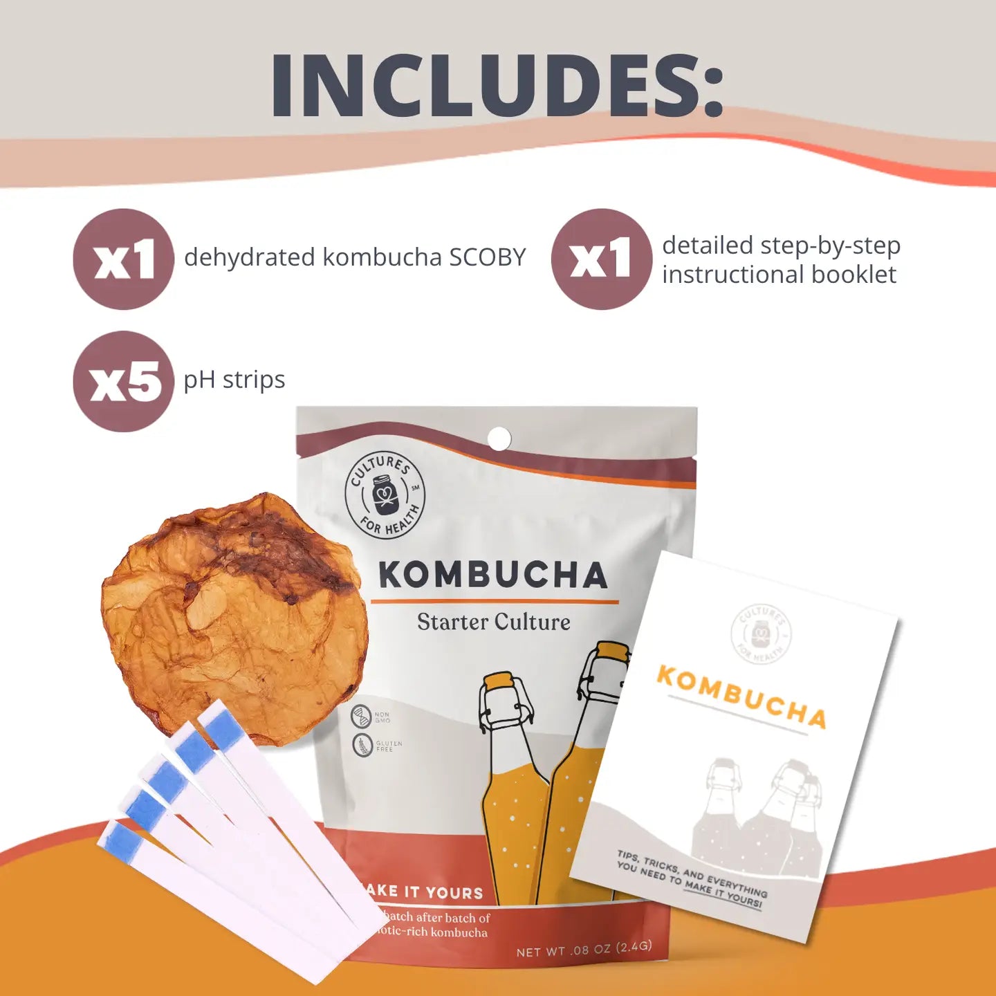 Kombucha Starter Culture by Cultures for Health