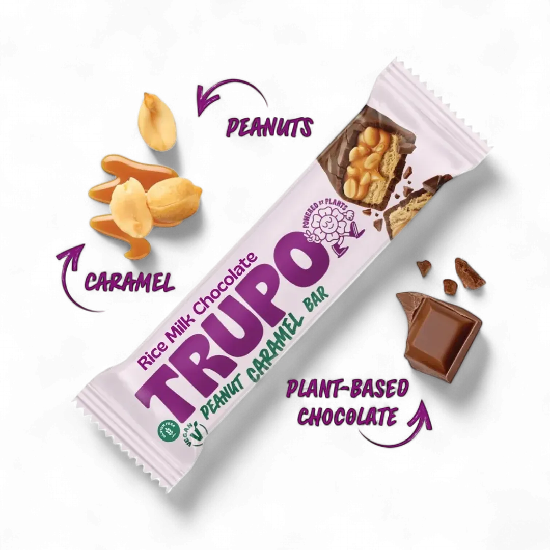 Peanut Caramel Candy Bar - Vegan & Gluten-Free by Trupo Treats