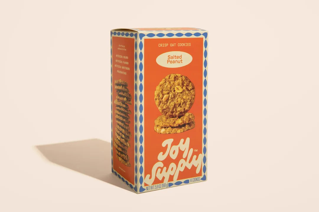 Salted Peanut Crisp Oat Cookies by Joy Supply