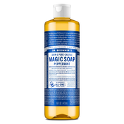 Peppermint Pure Castile Liquid Soap, 16 oz by Dr. Bronner