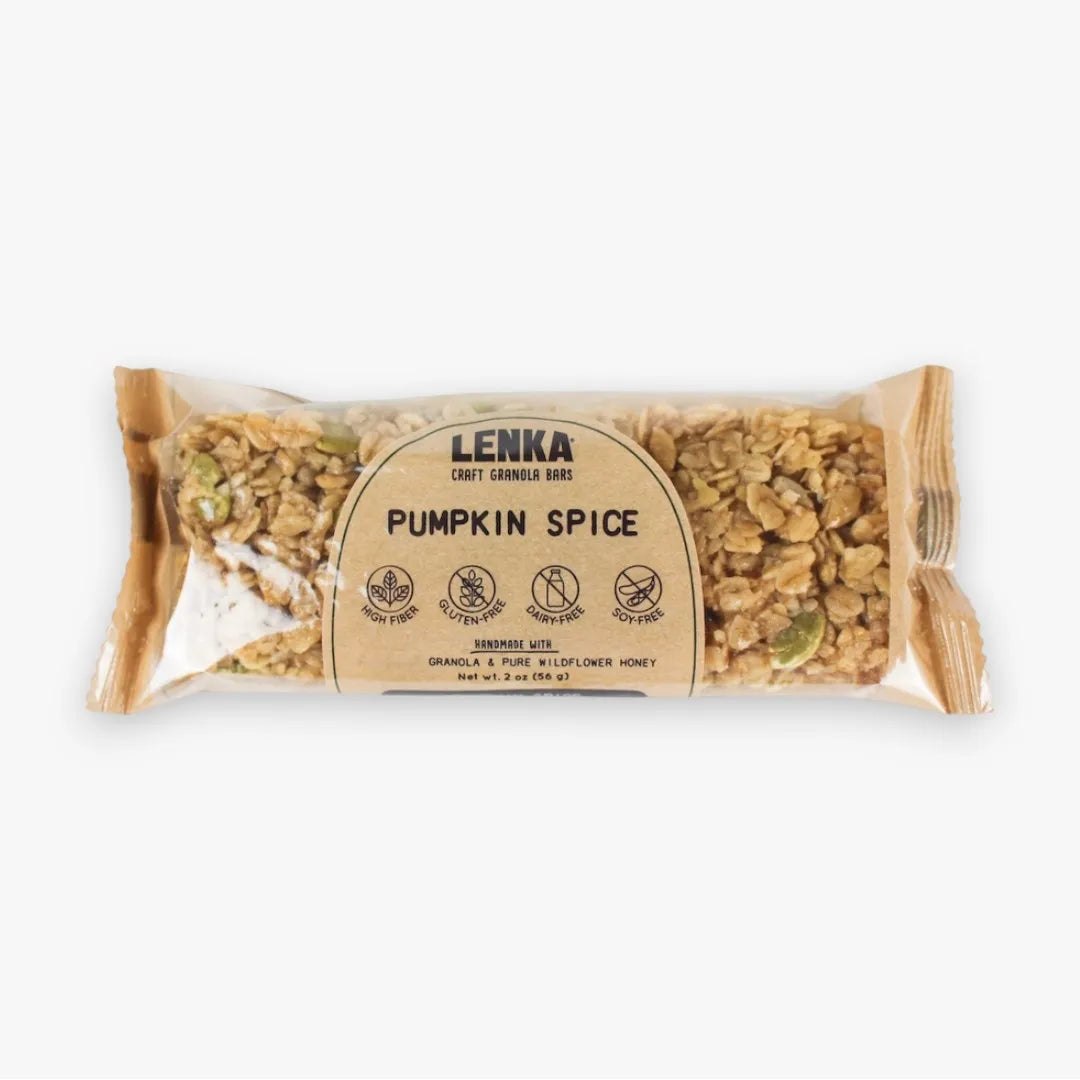 Pumpkin Spice Granola Bar (Seasonal) by Lenka Bars