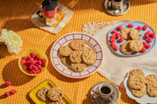 White Chocolate Raspberry Crisp Oat Cookies by Joy Supply