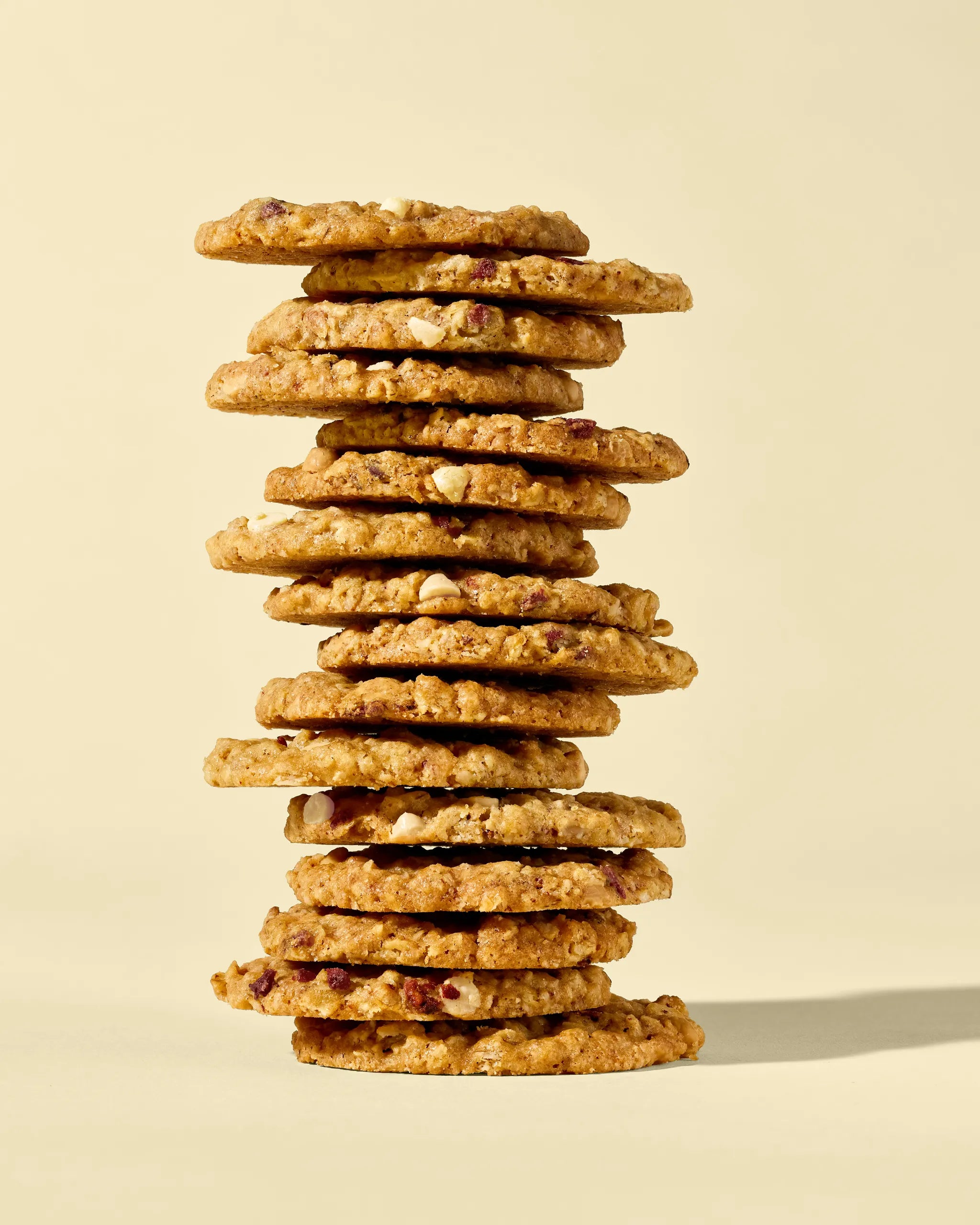 White Chocolate Raspberry Crisp Oat Cookies by Joy Supply