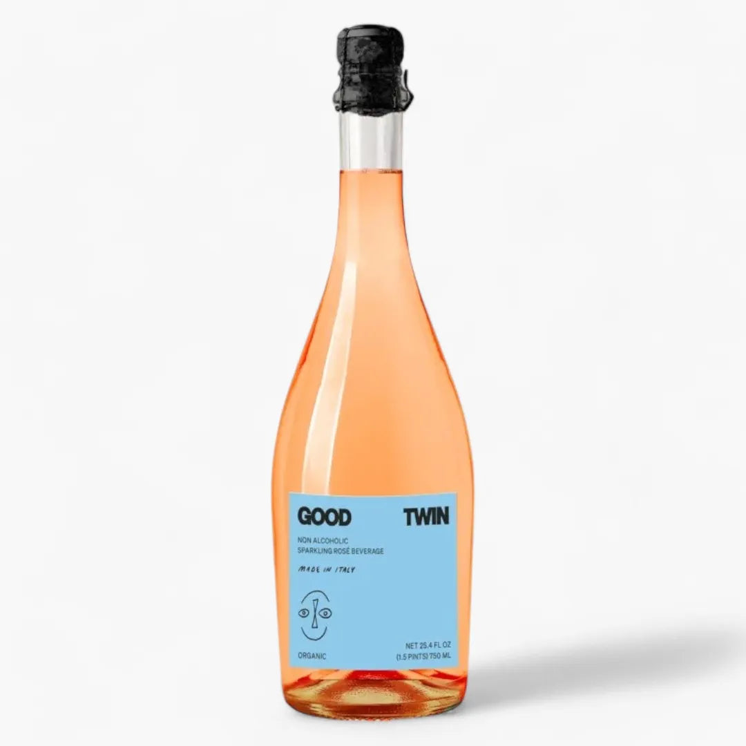 Organic Non Alcoholic Sparkling Rosé by Good Twin