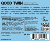 Organic Non Alcoholic Sparkling Rosé by Good Twin