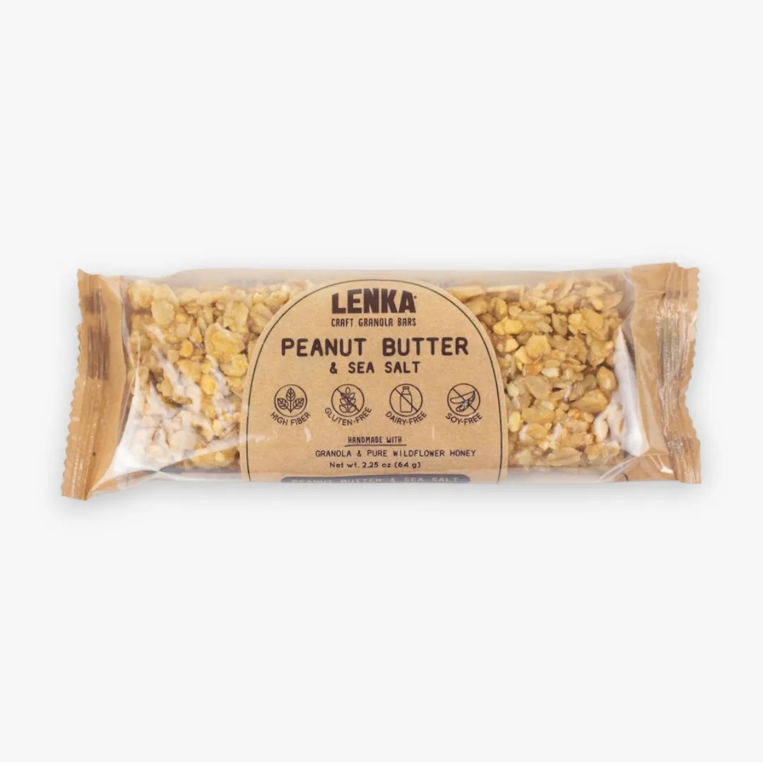 Peanut Butter with Sea Salt Granola Bar by Lenka Bars