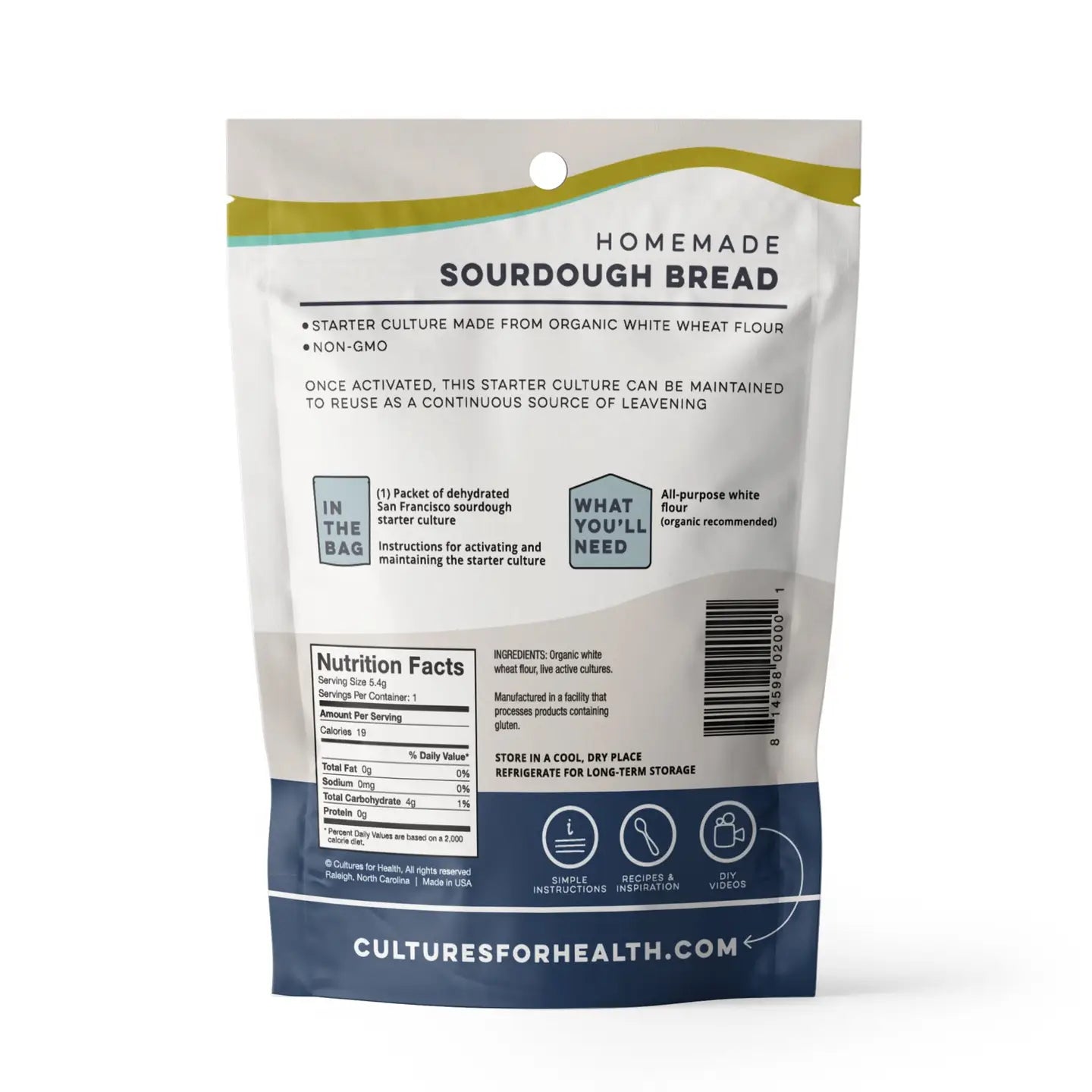 San Francisco Sourdough Starter Culture by Cultures for Health