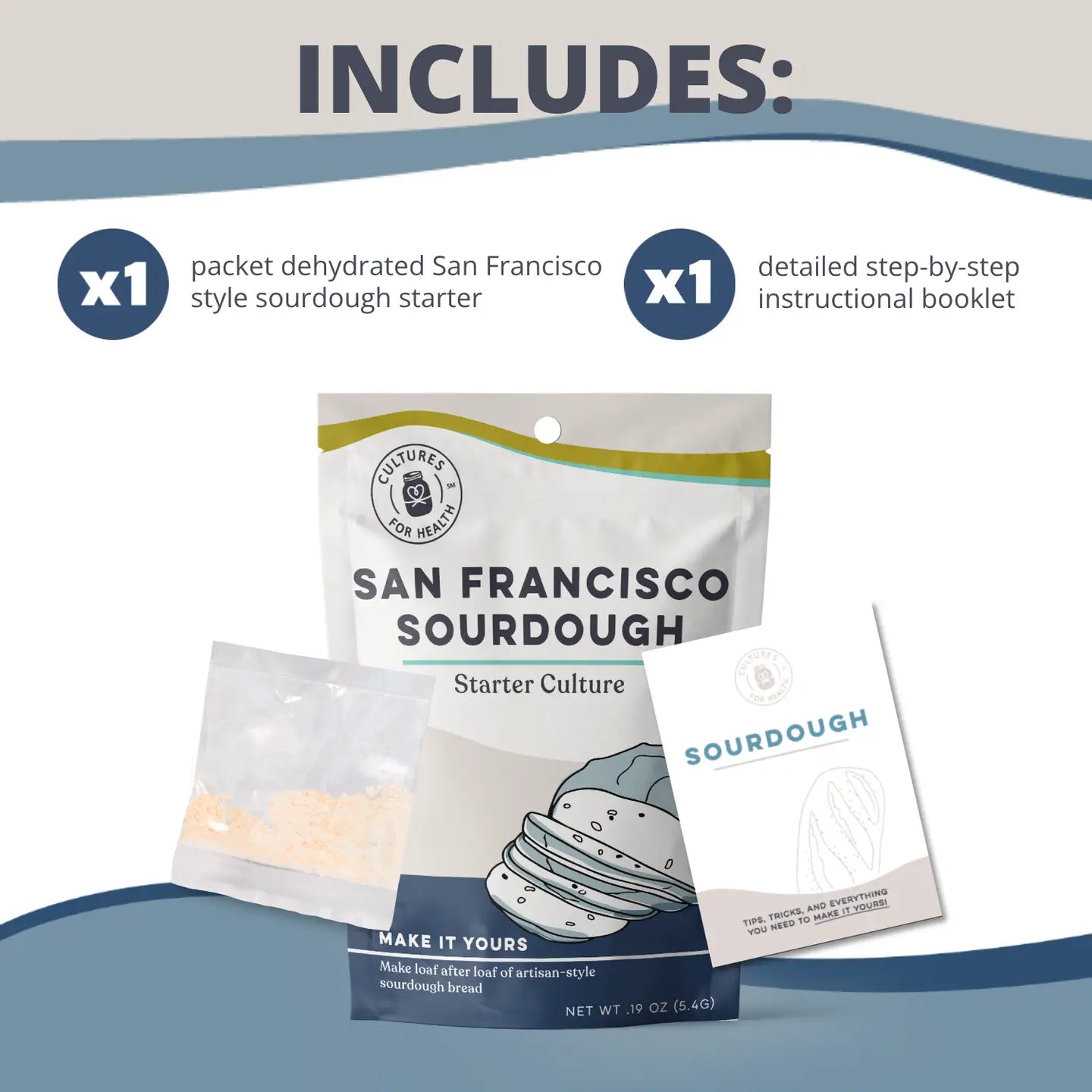 San Francisco Sourdough Starter Culture by Cultures for Health