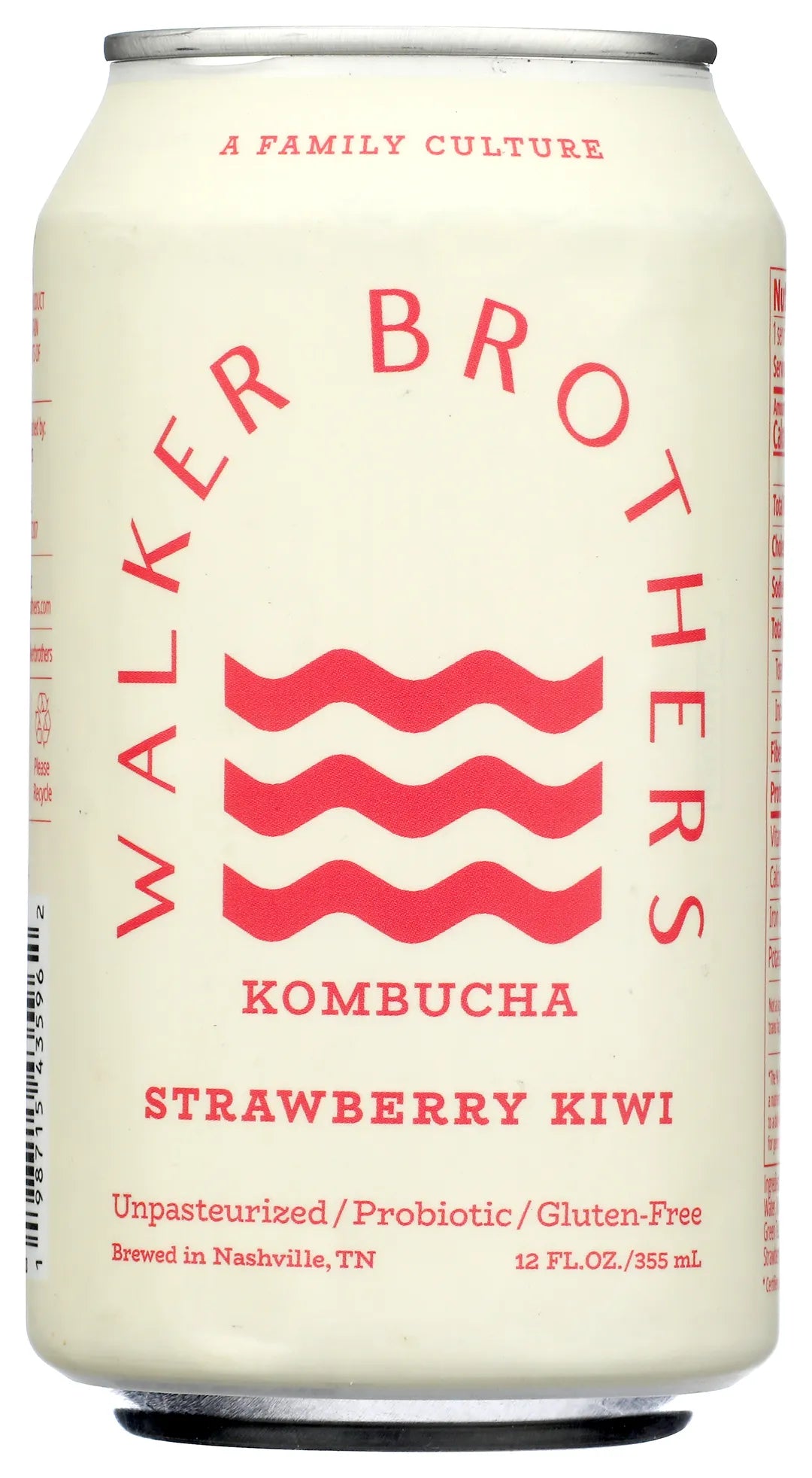 Strawberry Kiwi Kombucha by Walker Brothers
