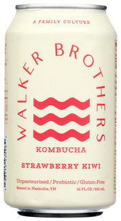 Strawberry Kiwi Kombucha by Walker Brothers