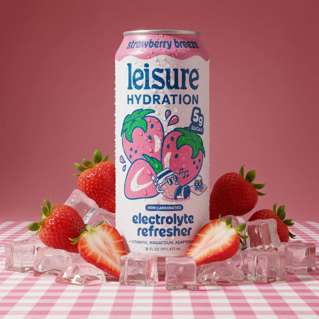 Strawberry Breeze Electrolyte Refresher by Leisure Hydration