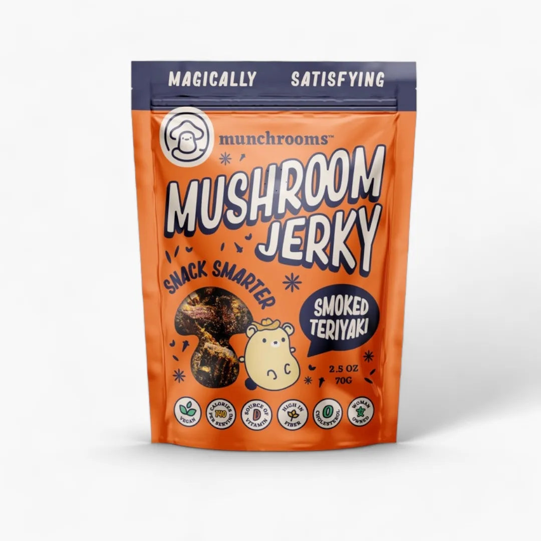 Smoked Teriyaki Mushroom Jerky by munchrooms