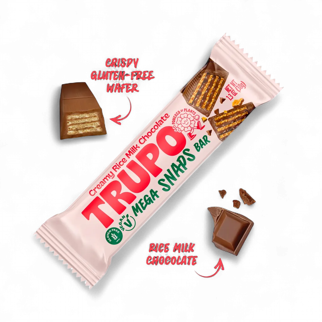 Mega Wafer Snap Candy Bar - Vegan & Gluten-Free by Trupo Treats