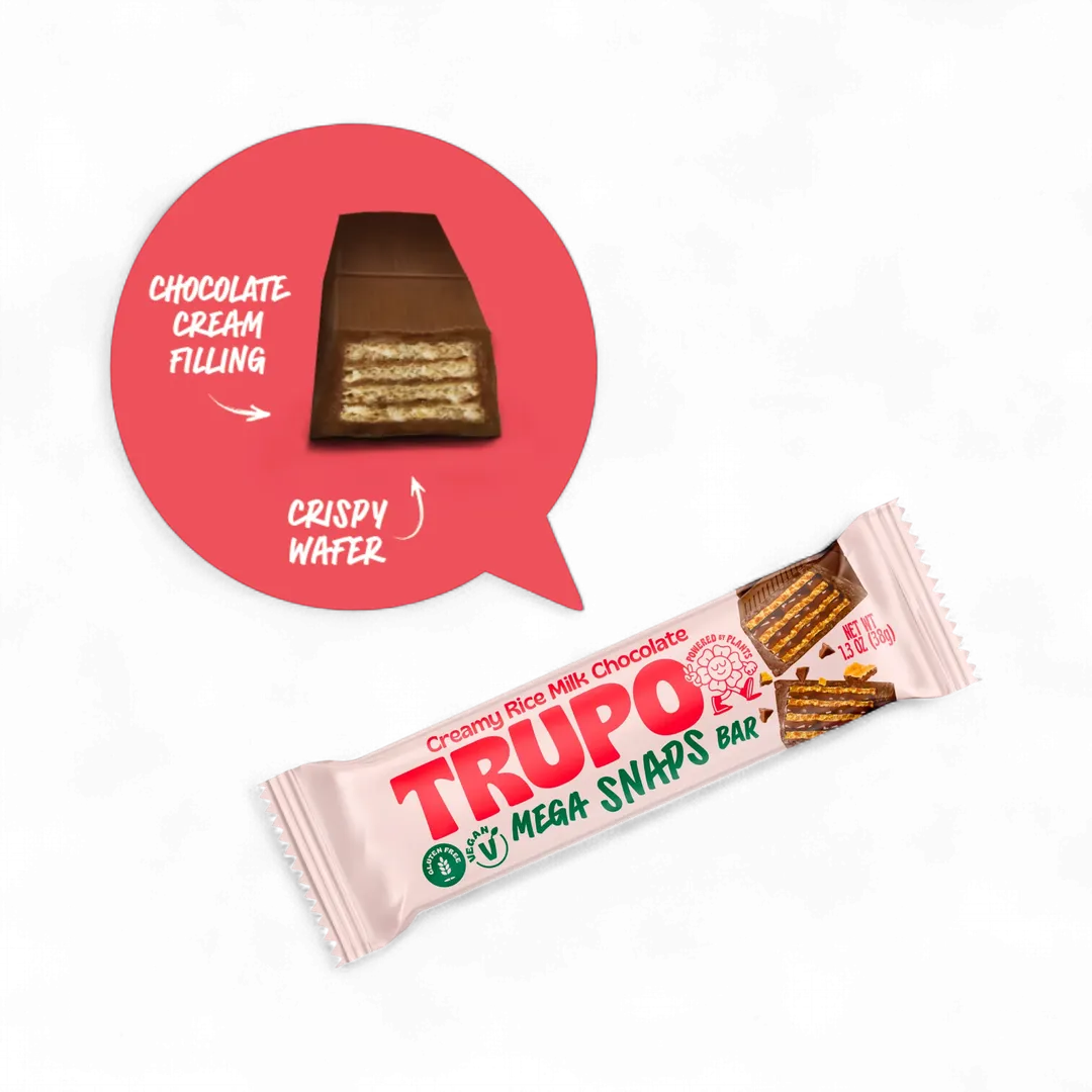 Mega Wafer Snap Candy Bar - Vegan & Gluten-Free by Trupo Treats
