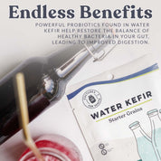 Water Kefir Starter Grains by Cultures for Health